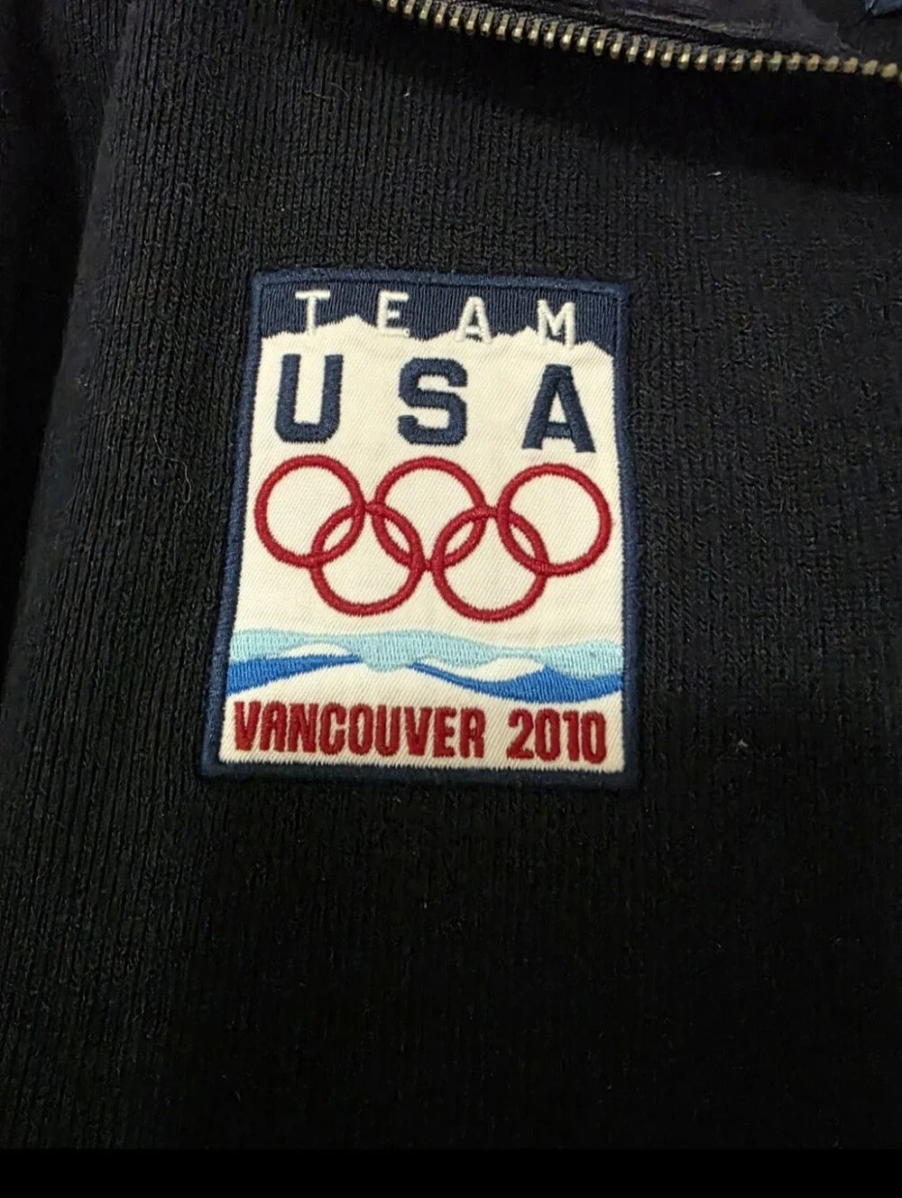 Polo Ralph Lauren 2010 Vancouver Olympics Team USA 1/4 Zip Cotton Sweater Medium